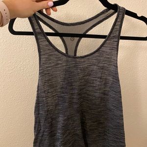 Lululemon Black/ Grey Racerback Tank